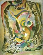 Wassily Kandinsky paintiong on light ground oil